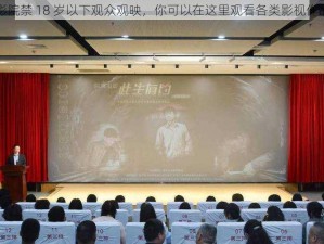 影院禁 18 岁以下观众观映，你可以在这里观看各类影视作品