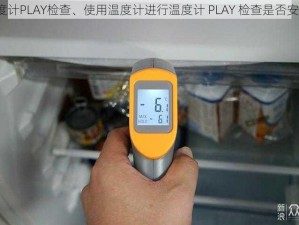 温度计PLAY检查、使用温度计进行温度计 PLAY 检查是否安全？