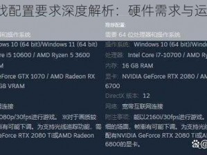 闪回2游戏配置要求深度解析：硬件需求与运行流畅性探讨