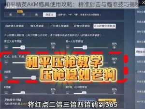 和平精英AKM瞄具使用攻略：精准射击与瞄准技巧揭秘