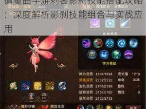 镇魔曲手游刺客影刹技能搭配攻略：深度解析影刹技能组合与实战应用