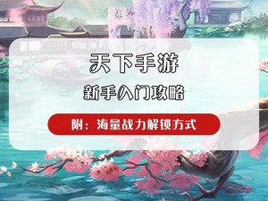 天下手游全程详解：从准备到完成的具体步骤