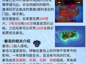 星露谷物语姜岛剧情触发攻略：探索剧情触发条件与步骤详解