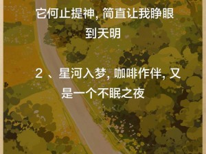 咖啡心语第二章：智慧之旅中的欲速则不达与成就解锁之路