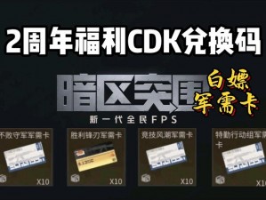 暗区突围CDK激活入口详解：激活地址分享及操作指南