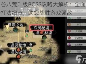 鬼谷八荒升级BOSS攻略大解析：全面解析打法细节，助您战胜游戏强敌