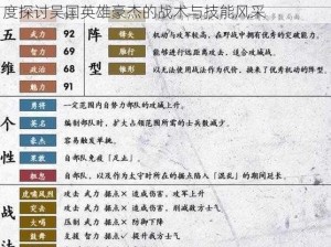 三国志战略版吴国武将实力解析与角色盘点：深度探讨吴国英雄豪杰的战术与技能风采