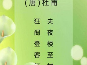 洞内泉滴滴洞外草萋萋杜甫;洞内泉滴滴，洞外草萋萋，杜甫今安在？