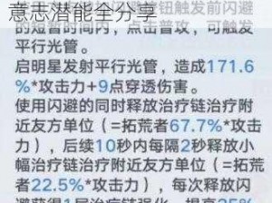 幻塔启明星意志深度解析：搭配攻略与推荐顺序，激发意志潜能全分享