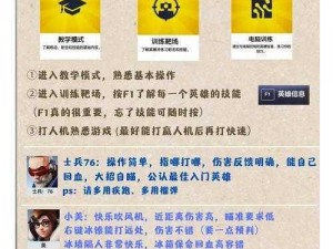 守望先锋新手指南：掌握基础操作、理解游戏机制、实战技巧提升攻略