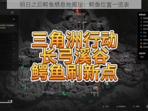 明日之后鳄鱼栖息地揭秘：鳄鱼位置一览表