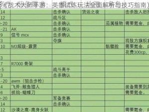 《战术大师手游：英雄试炼玩法全面解析与技巧指南》