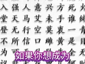 汉字找茬王攻略：深挖字谜背后的秘密，探索汉字之美以识破偷字玄机