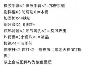 奇葩战斗家武器配件合成攻略：深度解析配件融合技巧