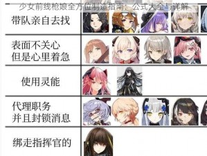 少女前线枪娘全方位制造指南：公式大全与详解