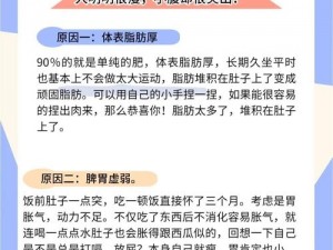 男生做下肢运动小腹变大原因，可能是缺少了这款产品