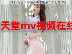 一款拥有海量草莓视频 MV 的免费在线观看网站