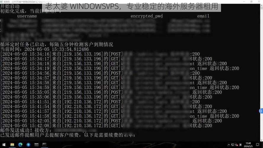 老太婆 WINDOWSVPS，专业稳定的海外服务器租用