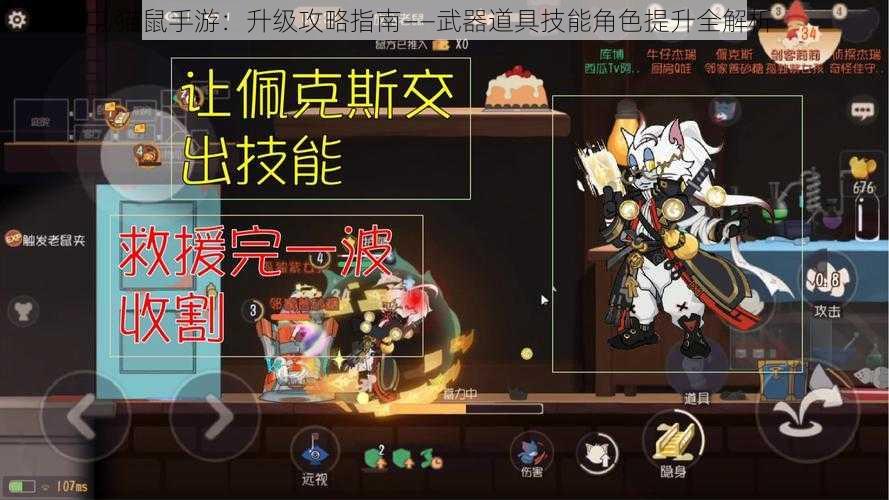 猫鼠手游：升级攻略指南——武器道具技能角色提升全解析