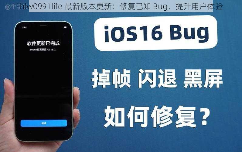 hlw0991life 最新版本更新：修复已知 Bug，提升用户体验