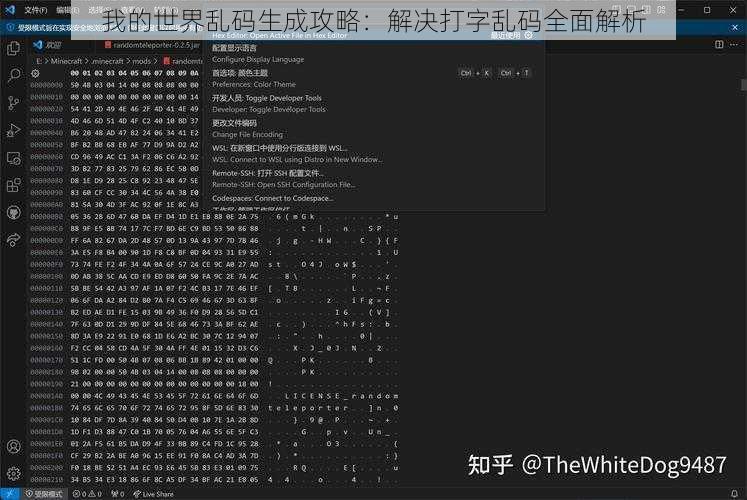 我的世界乱码生成攻略：解决打字乱码全面解析