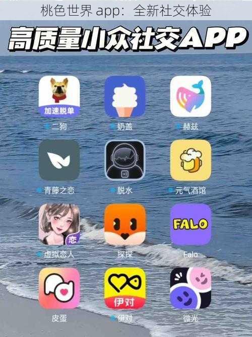 桃色世界 app：全新社交体验