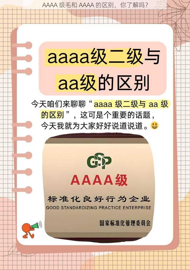 AAAA 级毛和 AAAA 的区别，你了解吗？