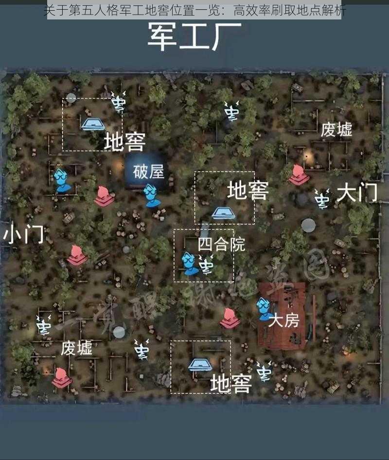 关于第五人格军工地窖位置一览：高效率刷取地点解析