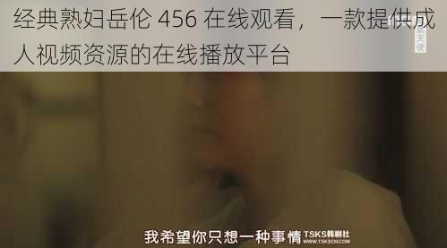 经典熟妇岳伦 456 在线观看，一款提供成人视频资源的在线播放平台