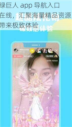 绿巨人 app 导航入口在线，汇聚海量精品资源，带来极致体验