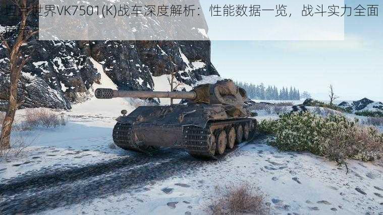 坦克世界VK7501(K)战车深度解析：性能数据一览，战斗实力全面展示