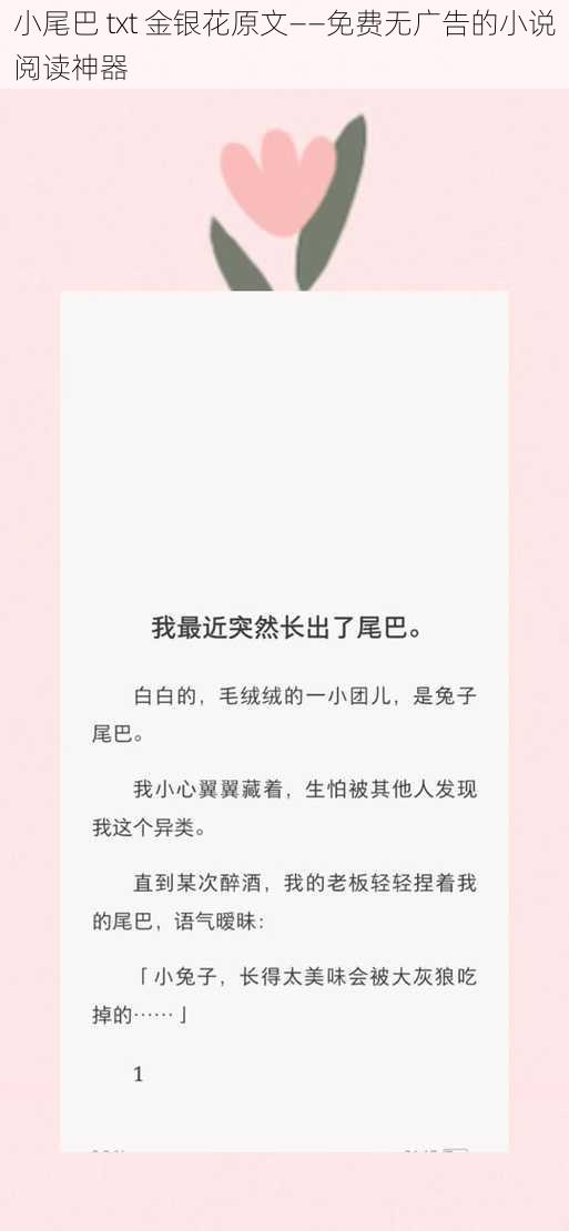 小尾巴 txt 金银花原文——免费无广告的小说阅读神器