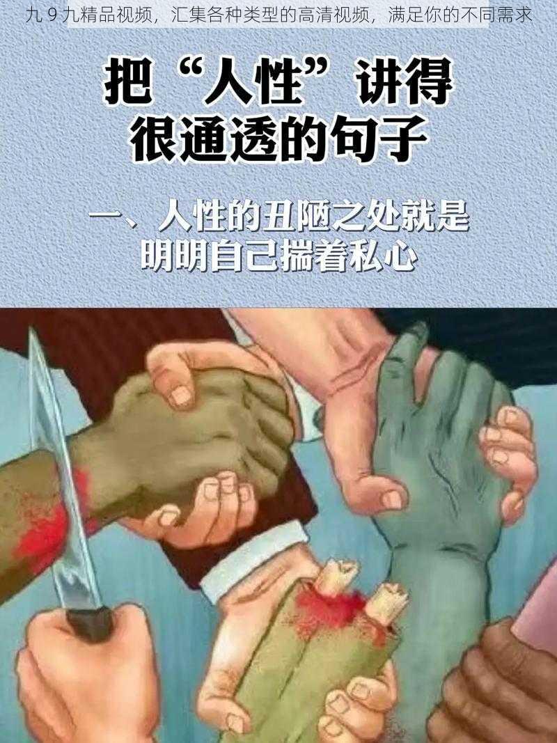 九 9 九精品视频，汇集各种类型的高清视频，满足你的不同需求