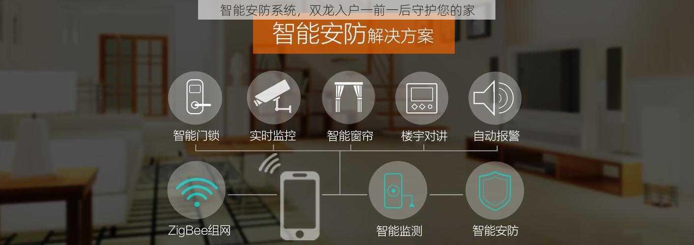 智能安防系统，双龙入户一前一后守护您的家