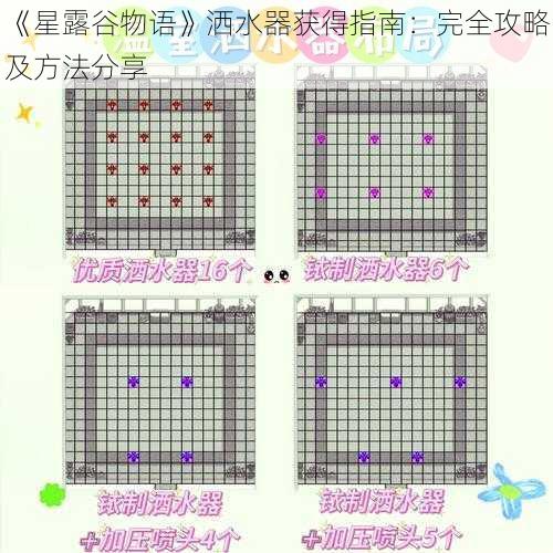 《星露谷物语》洒水器获得指南：完全攻略及方法分享