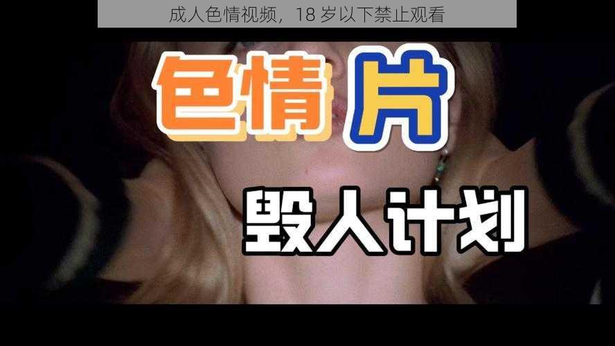 成人色情视频，18 岁以下禁止观看