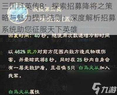 三国群英传8：探索招募降将之策略与魅力提升法则：深度解析招募系统助您征服天下英雄