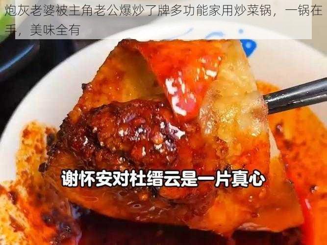 炮灰老婆被主角老公爆炒了牌多功能家用炒菜锅，一锅在手，美味全有