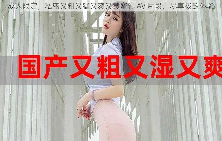 成人限定，私密又粗又猛又爽又黄蜜乳 AV 片段，尽享极致体验