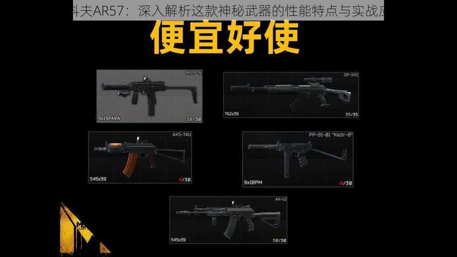 塔科夫AR57：深入解析这款神秘武器的性能特点与实战应用