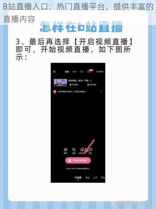 B站直播入口：热门直播平台，提供丰富的直播内容