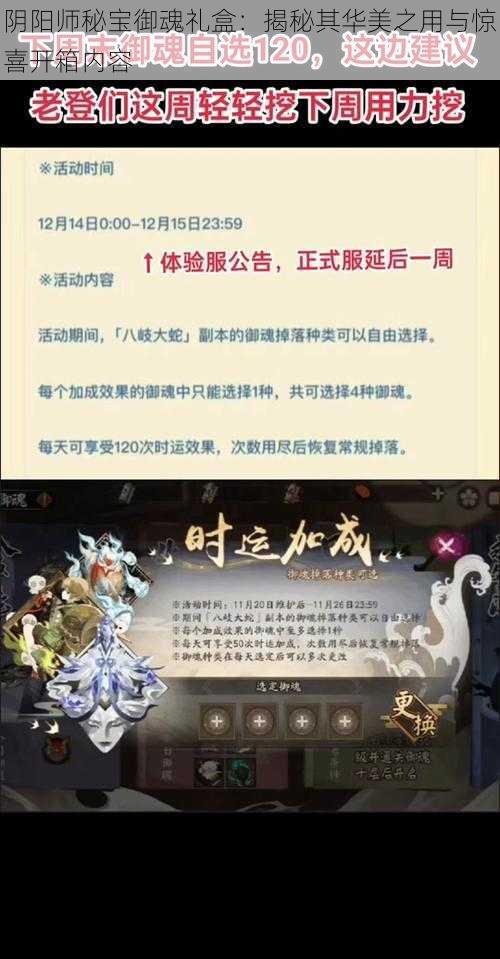 阴阳师秘宝御魂礼盒：揭秘其华美之用与惊喜开箱内容