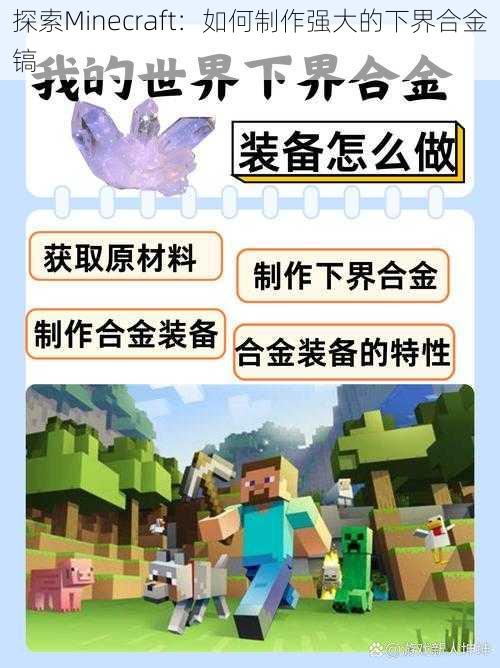 探索Minecraft：如何制作强大的下界合金镐