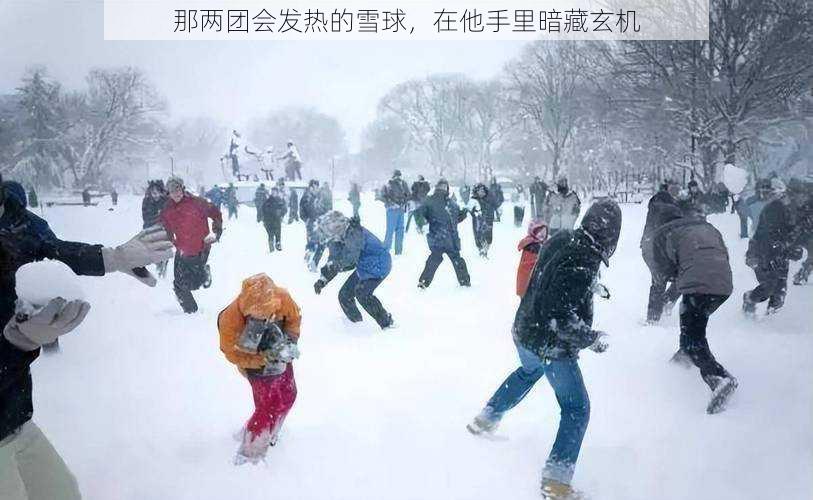 那两团会发热的雪球，在他手里暗藏玄机