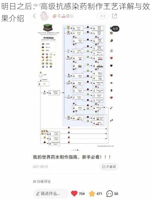 明日之后：高级抗感染药制作工艺详解与效果介绍