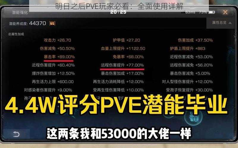 明日之后PVE玩家必看：全面使用详解