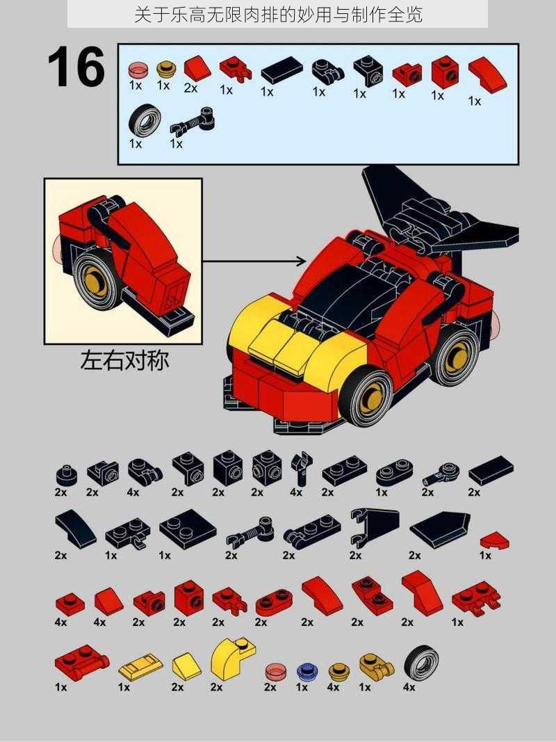 关于乐高无限肉排的妙用与制作全览