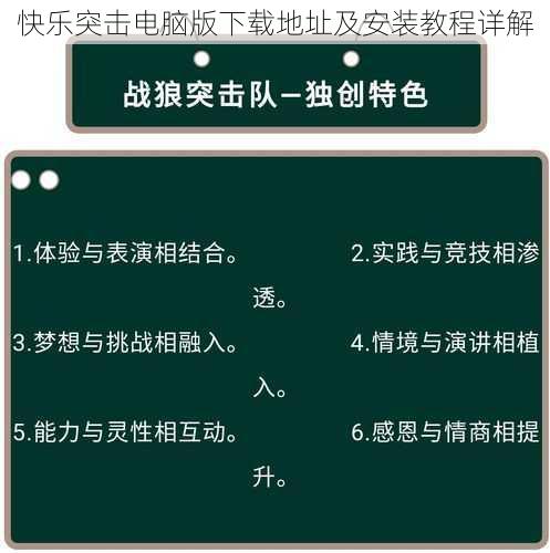 快乐突击电脑版下载地址及安装教程详解