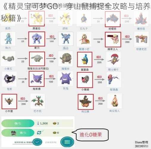 《精灵宝可梦GO：穿山鼠捕捉全攻略与培养秘籍》