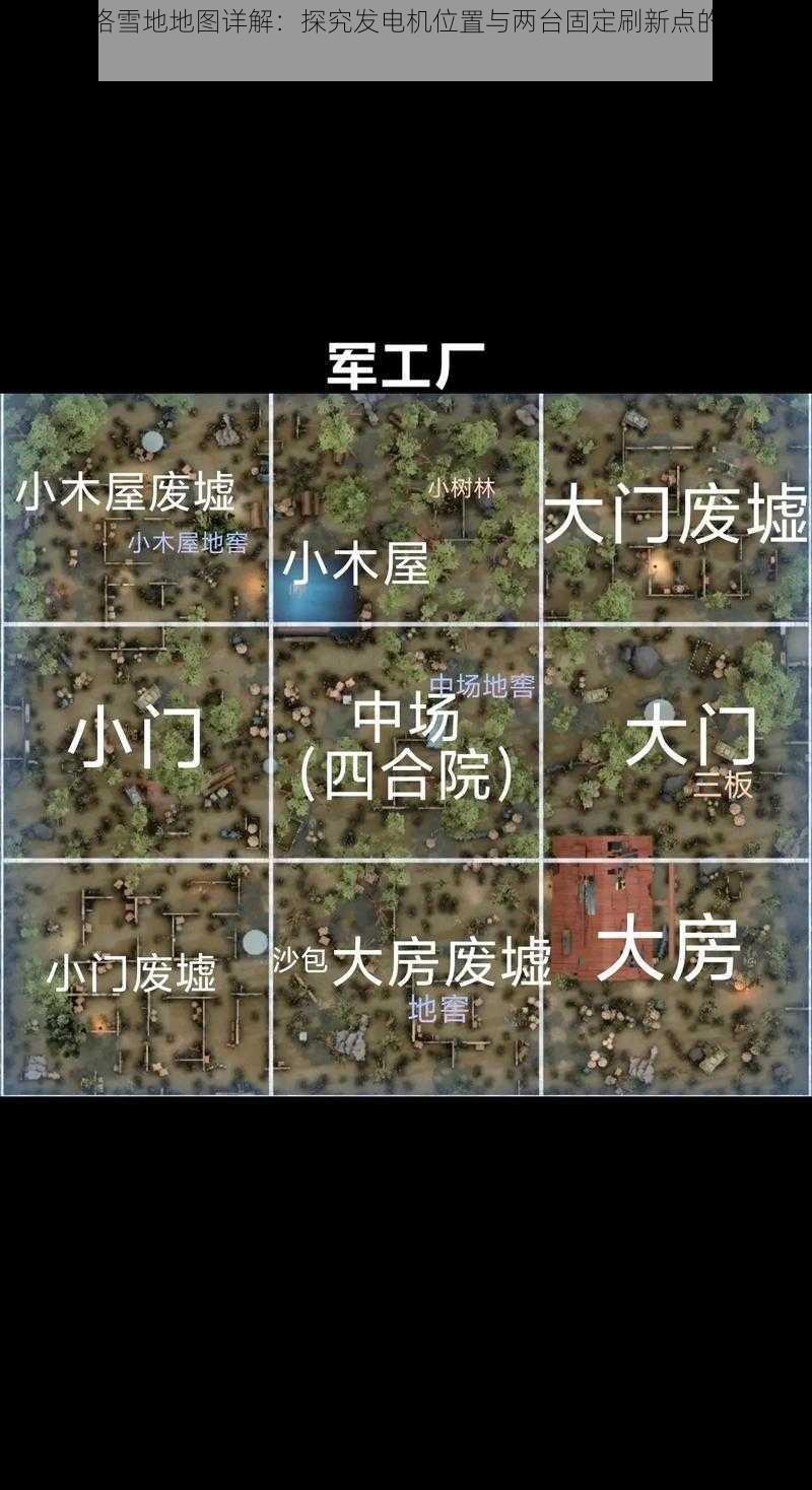 第五人格雪地地图详解：探究发电机位置与两台固定刷新点的秘密之旅